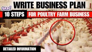 How to Write Poultry Farm Business Plan to Earn Money from Poultry #poultry