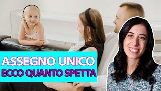 ASSEGNO UNICO: ECCO QUANTO SPETTA #SHORTS