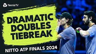 Dramatic Tiebreak In Purcell/Thompson vs Granollers/Zeballos | Nitto ATP Finals 2024