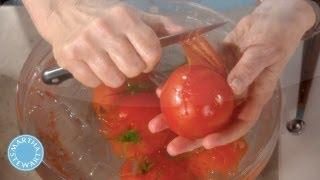 How to Peel Tomatoes - Martha Stewart's Cooking School