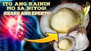 Grabe Ganito pala ang Epekto ng Pagkain sa Parteng ito ng Niyog | COCONUT SPROUT BENEFITS!