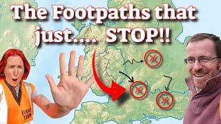 The UK's Mystery Footpaths.... (That you CAN'T walk on!).