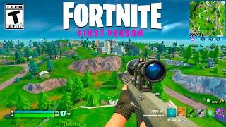 The NEW FIRST PERSON Mode in Fortnite! (New Update)