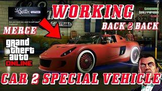 *WORKING* FULL CAR TO SPECIAL VEHICLE (MERGE GLITCH) GTA 5 ONLINE BENNYS/F1 MERGE (BACK 2 BACK)