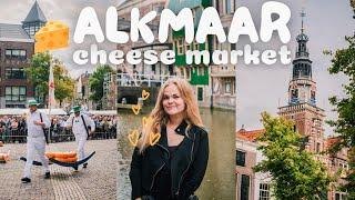 Visiting Alkmaar and it's cheese market  Netherlands travel vlog & guide