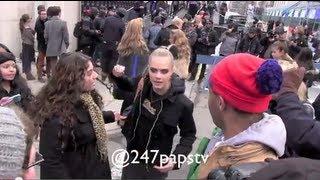 Cara Delevingne says she loves watching @247papstv during Fashion Week NYC