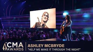 Ashley McBryde tribute to Kris Kristofferson – “Help Me Make It Through The Night” | CMA Awards 2024