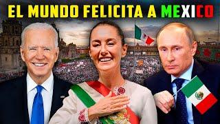 PUTIN y LIDERES DEL MUNDO FELICITAN a CLAUDIA SHEINBAUM - LA PRIMERA MUJER PRESIDENTA de MÉXICO 