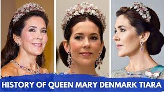 Queen Mary of Denmark Jewelry | Danish Ruby Crown Tiara | Crown Princess Ruby Diadem | Royalty Gems