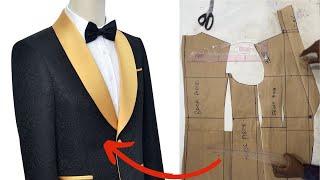 How to draft a shawl collar suit (full tutorial)