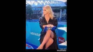 Watch The Moment Euro 2020 Italian Presenter Mistakenly Displays Her Puna On Live TV