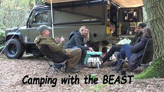 Camping with the Beast - Land Rover Defender Woodland Campout