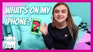 WHAT'S ON MY iPHONE? |||  KARLI REESE