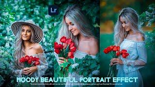 Lightroom free preset dng file download | Moody beautiful portrait color effect | Lr mobile tutorial