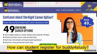 How can student register for buddy4study?