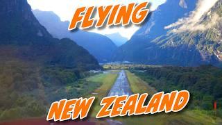 Worlds Most STUNNING Airport? ️️ Flying to New Zealand's Milford Sound