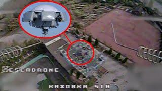 Ukrainian FPV Drone Destroy Anti Drone Electronic Warfare Strizh-3 System