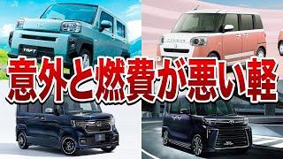 【2023年最新版】ガソリン垂れ流し極悪燃費軽自動車ランキングワースト１０！！！