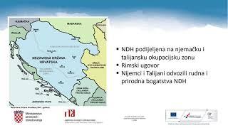 Povijest, 8.r. SŠ - Nezavisna Država Hrvatska