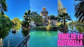 BARCELONA PARC DE LA CIUTADELLA I Walking Tour 4K