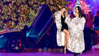 RICH LADIES MONACO AT CHRISTMAS 2024 DRIVE SUPERCARS | LUXURY LIFESTYLE | Lamborghini, Rolls-Royce