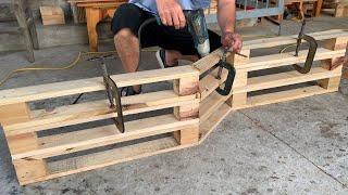 Diy Amazing Wood Pallet Projects Ideas - Outdoor Pallet Chairs have a Unique Design