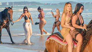 BIKINI FESTIVAL ON HORSEBACK AT THE BEACH  COLOMBIA 2024 