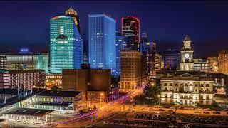 Des Moines in Iowa , tourism, hotels, skyline