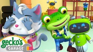 Missing Mechanicals! Hide and Seek in the Garage | Go Gecko's Garage! | Kids Cartoons