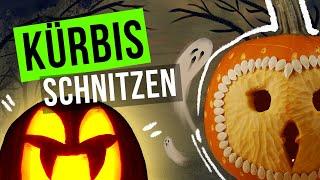 KÜRBIS schnitzen zu HALLOWEEN  | Schritt für Schritt selber machen