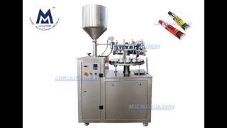 Tube Filling Machine: how to fill glue tube(glue tube filling machine, tube filling sealing machine)