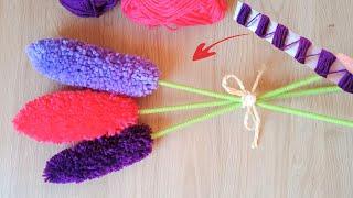Fleurs de Lavande magnifique | Beautiful Lavender Flower | Easy Woolen Flower