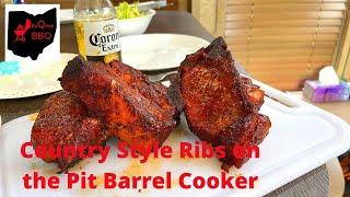 Country Style Ribs | Season Opening Cook at the BuQeye BBQ Lake Camp on the Pit Barrel Cooker