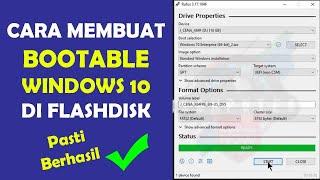 Cara Mudah Buat Bootable Windows 10 Di Flashdisk  | FULL TUTORIAL