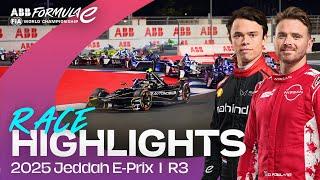 LAST LAP WIN  | 2025 Jeddah E-Prix Race Highlights