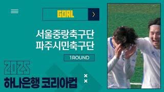 Goalㅣ2025 하나은행 코리아컵 1Rㅣ서울중랑축구단 vs 파주시민축구단ㅣ중랑구립잔디운동장 - 2025.03.08