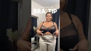 LIFE CHANGING Bra Tip for larger busts #brahacks #fullerbust #blackbra