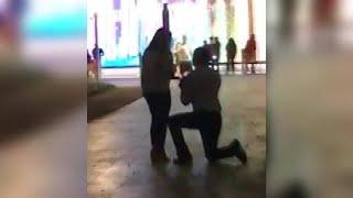 Wedding proposal goes viral