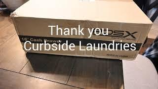 new cash drawer Thank you Curbside Laundries