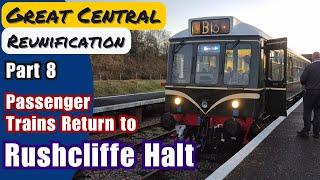 GCR Passenger Trains Return to Rushcliffe Halt