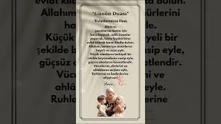 Bu güzel duaya amin diyelim  Evlatlarımıza Dua #gününduası #evlatlarımızadua#dualar #evlat