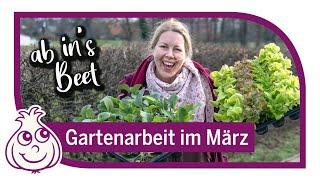 Aussaat & Gartenarbeit im März auf dem Hof