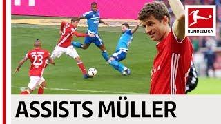 Thomas Müller - All Assists 2016/17 Season