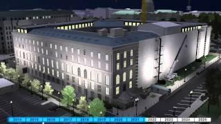 Timeline Animation of Cannon House Office Building Renewal