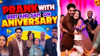 PRANK WITH SAM AND REET ON ANNIVERSARY PARTY| CAKE CUTTING  | ANNIVERSARY CELEBRATION PART -2