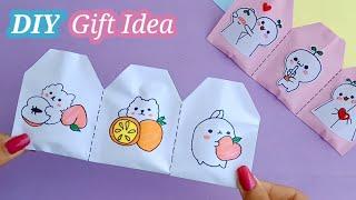 Cute gift idea /Origami Paper gift idea | Origami mini gift |Origami craft with paper / #shorts