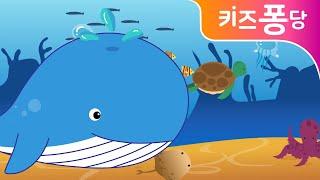 고래송 | 바닷 속 동물 | Whale | 동물동요 | 창작동요 | 키즈퐁당