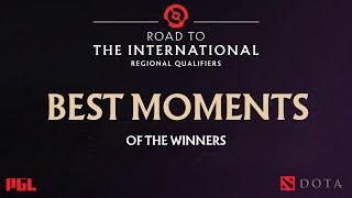 Road to The International - BEST MOMENTS OF THE WINNERS CQ | DOTA2