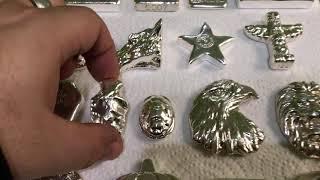 *46* YPS 2oz ARROWHEAD 2oz STAR EXTREMELY EXCLUSIVE YEAGER’s POURED SILVER PIECES COLLECTOR