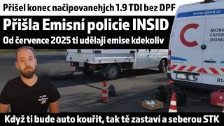 V Česku vznikne Emisní Policie INSID, která ti kdekoliv může sebrat značky